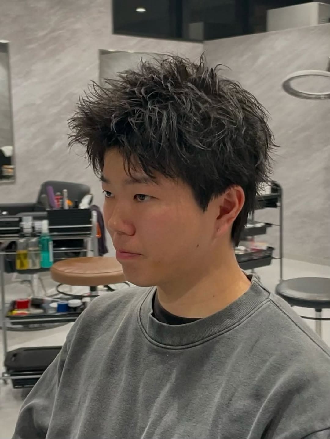 ✂️ スパイキーショートのカットの目安✂️ 1